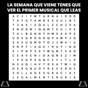 musicales sopa de letras