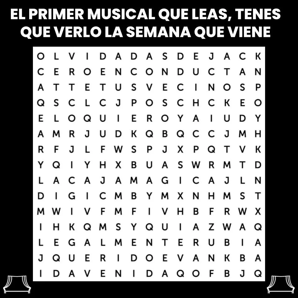 sopa de letras musicales