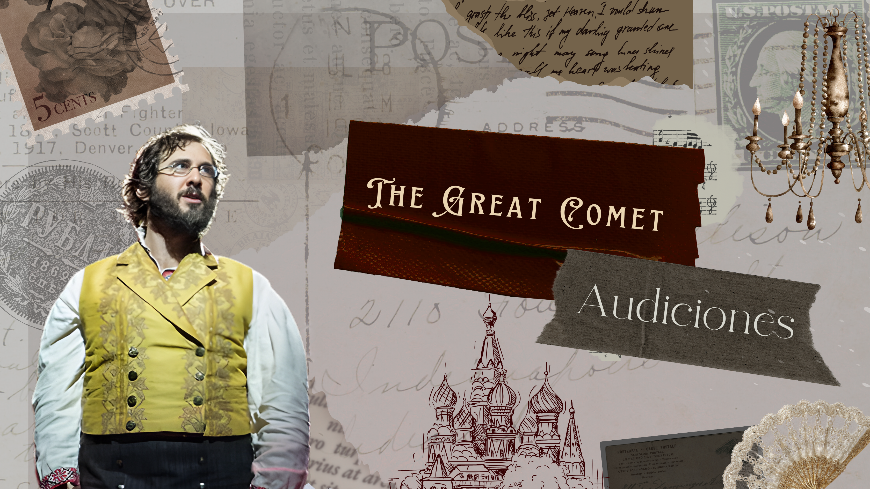 the library stage Natasha, Pierre & The Great Comet of 1812